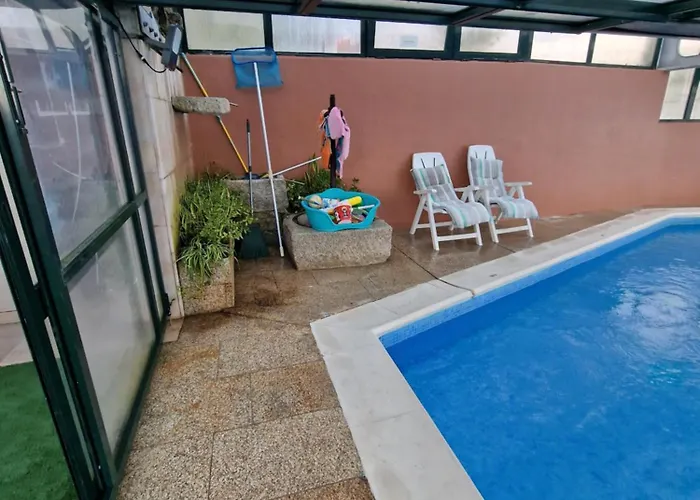 Casa Piscina Agua Quente Feriehus